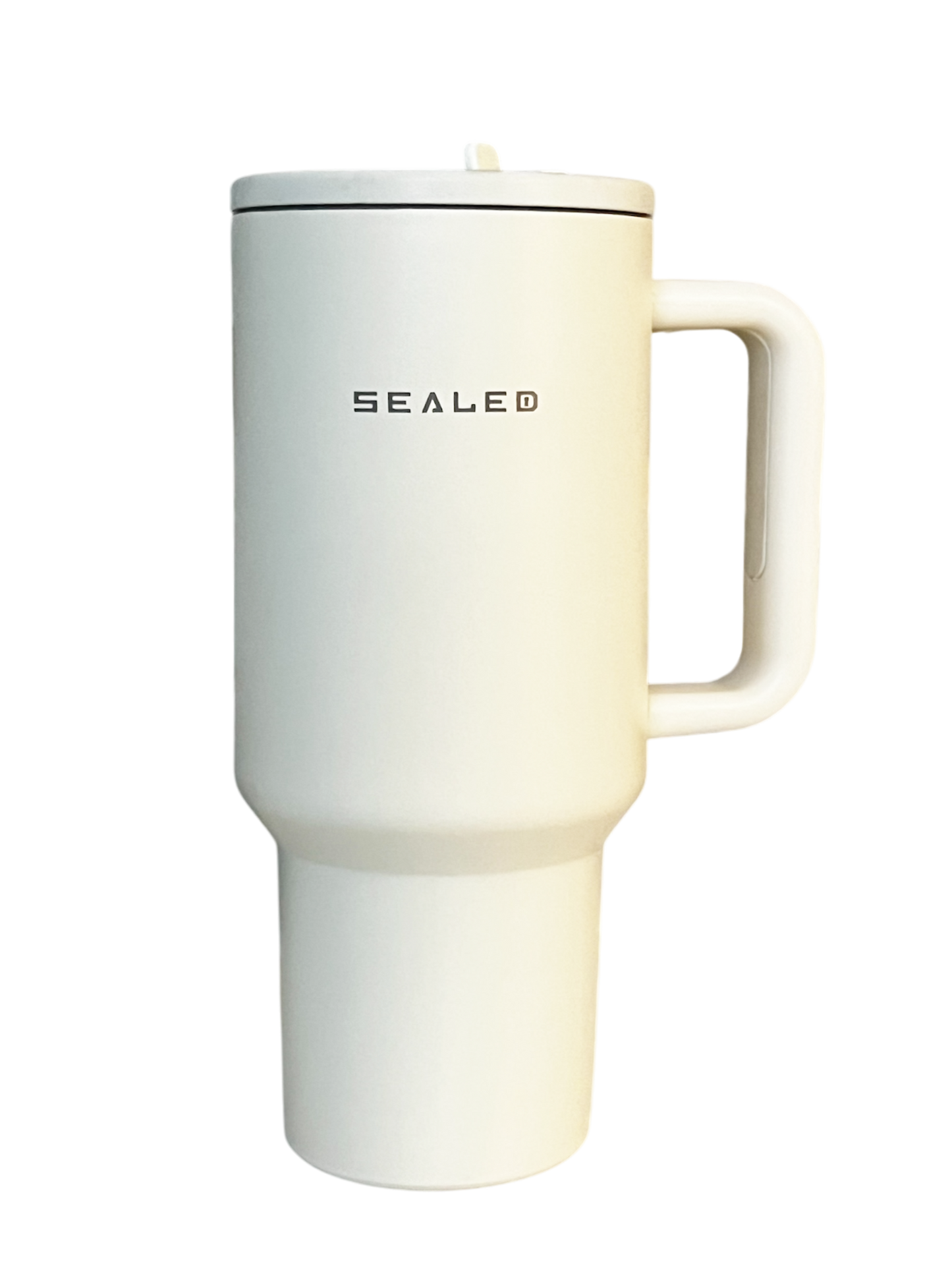 Sealed Tumbler -Flip Straw 1200 ML 40 OZ Beige  كوب سيلد 1200 مل مع سترو ثابت بيج