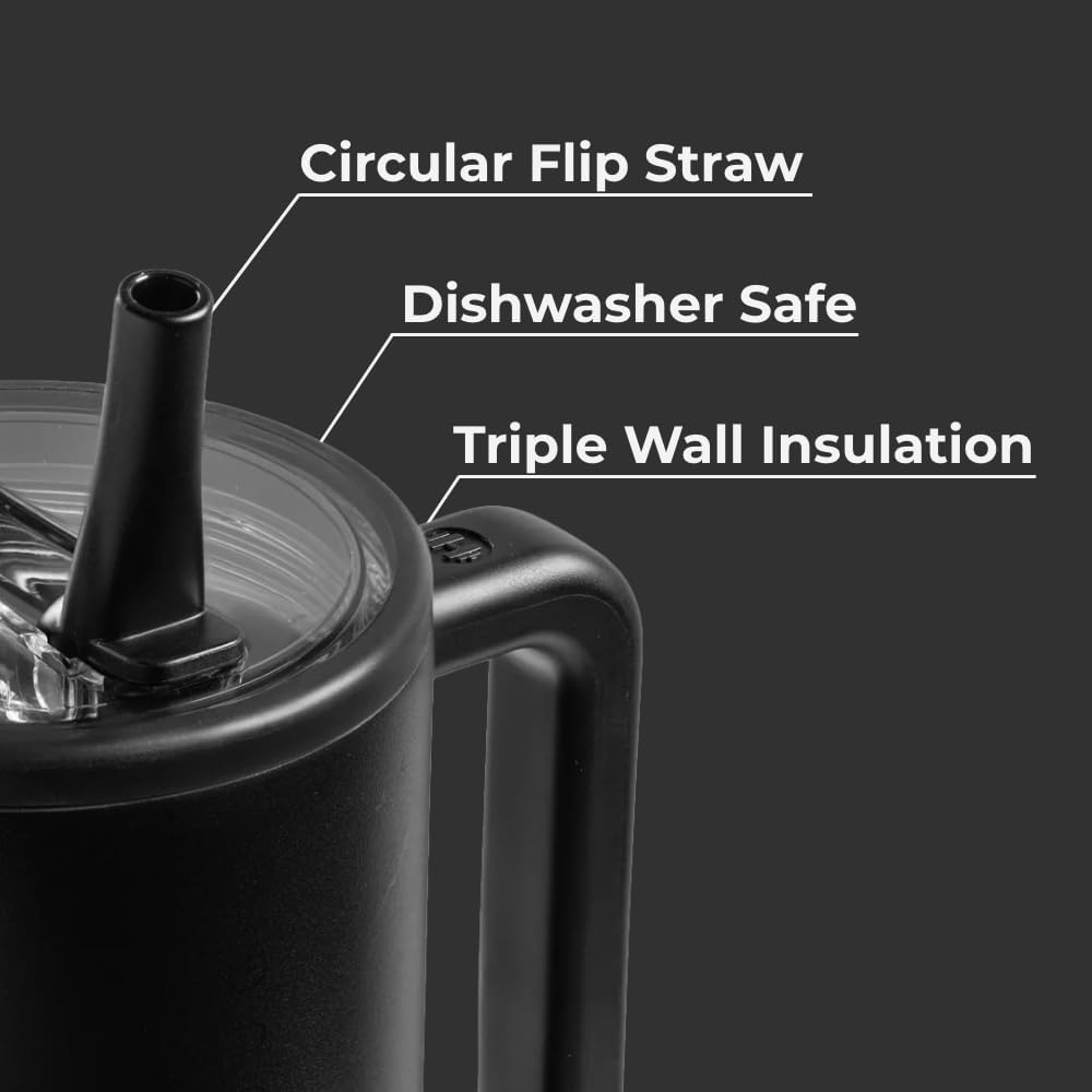 Sealed Tumbler -Flip Straw 1200 ML 40 OZ Pink  كوب سيلد 1200 مل مع سترو ثابت فوشي