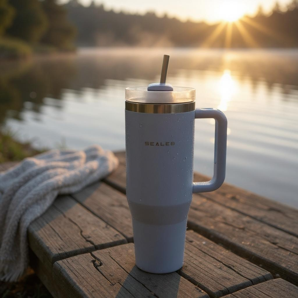 Sealed Tumbler 1200 ML 40 OZ Blue كوب سيلد 1200 مل ازرق