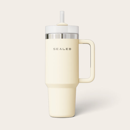 Sealed Tumbler 1200 ML 40 OZ beige كوب سيلد 1200 مل بيج