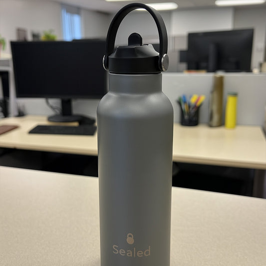 Sealed Bottle 500 ML Grey  مطرة سيلد 500مل